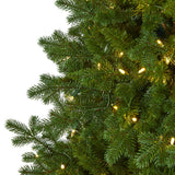 6' Swiss Alpine Christmas Tree Pre-Lighted With 250 LEDs And 450 Tips