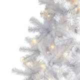 6' White Artificial Christmas Tree With 250 LED And 680 Tips