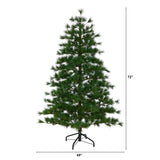 6' Yukon Mixed Pine Artificial Christmas Tree With 864 Tips