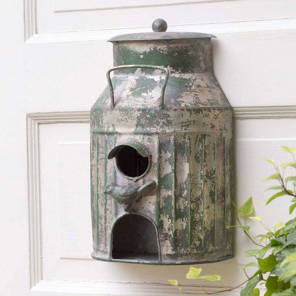 Milk Can Birdhouse