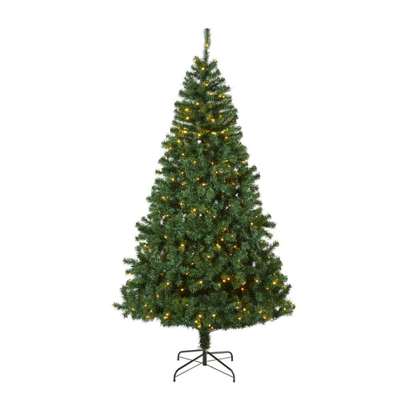 7' Northern Tip Christmas Tree W/350 LEDs And 1000 Tips