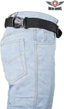 Premier Brown Leather Multi Pocket Thigh Bags With Gun Pocket