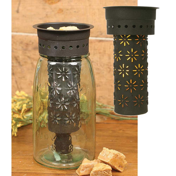 Punched Pinwheels Quart Mason Jar Wax Warmer Kit - Box Of 4