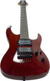 Zenison Electric Rock Guitar 34" Childrens Phoenix Maple Rosewood Cherry Red